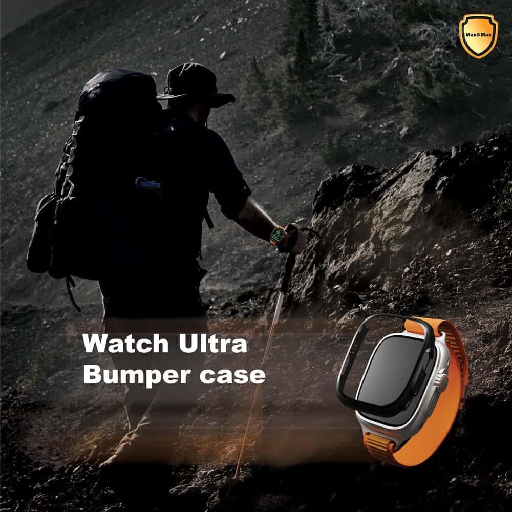 iWatchUltra  Protective Bumper case 49MM Black