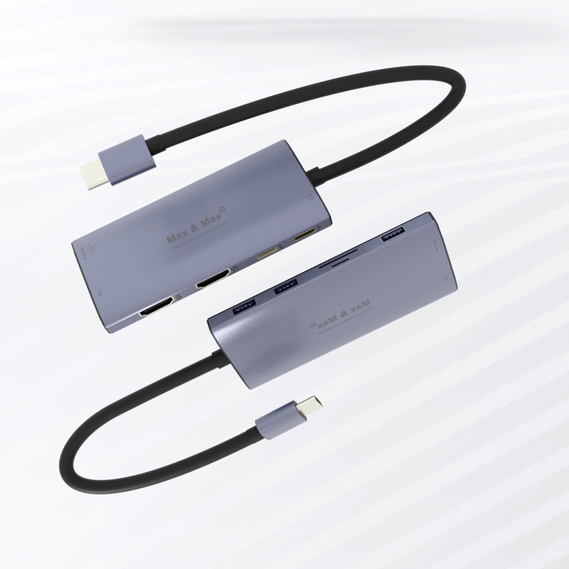 12 in 1 Multi-Function USB c Hub Adapter Dock Station