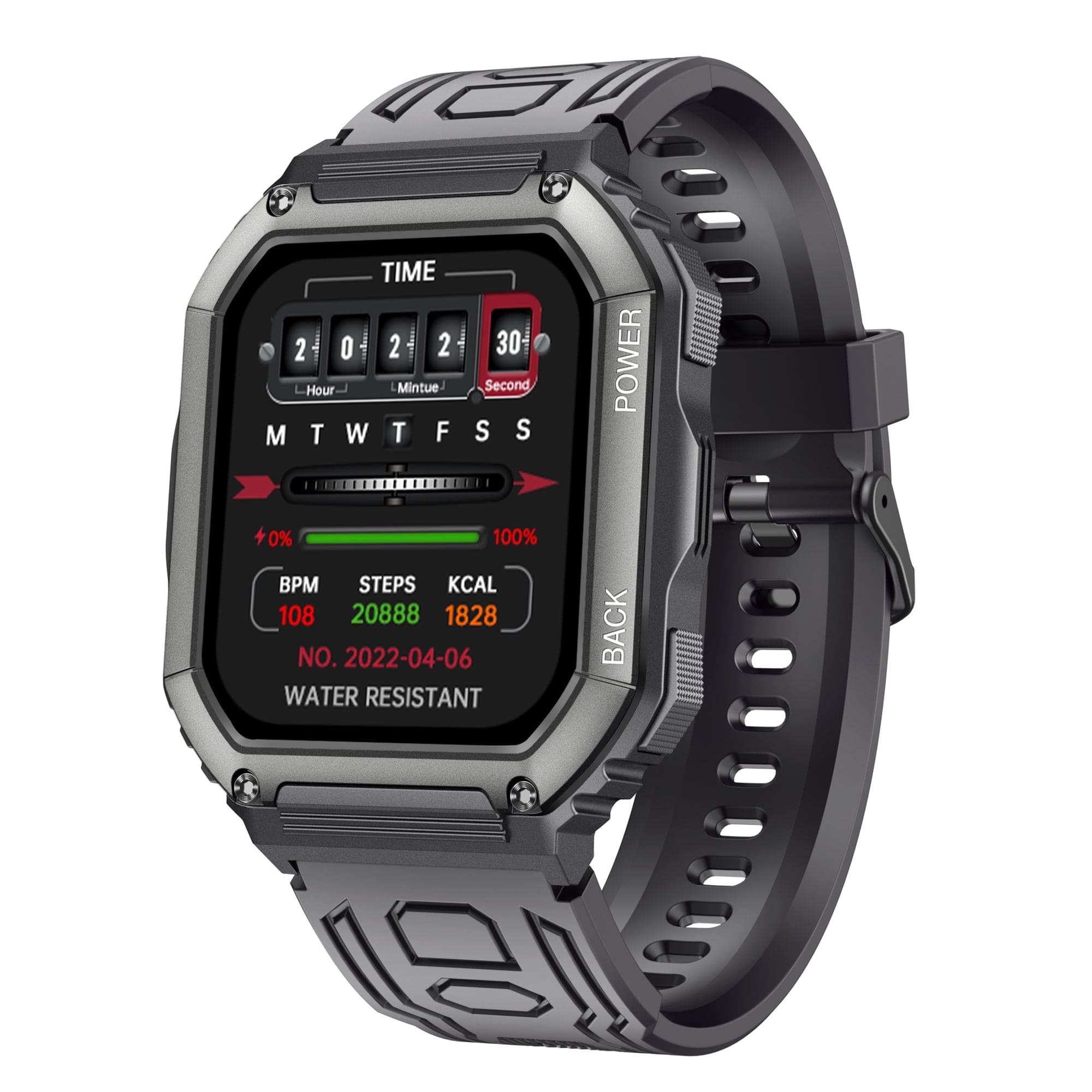 Smart Watch for Men and Women Adventure for Android and IOS iPhone, Answer/Make Calls water resistant