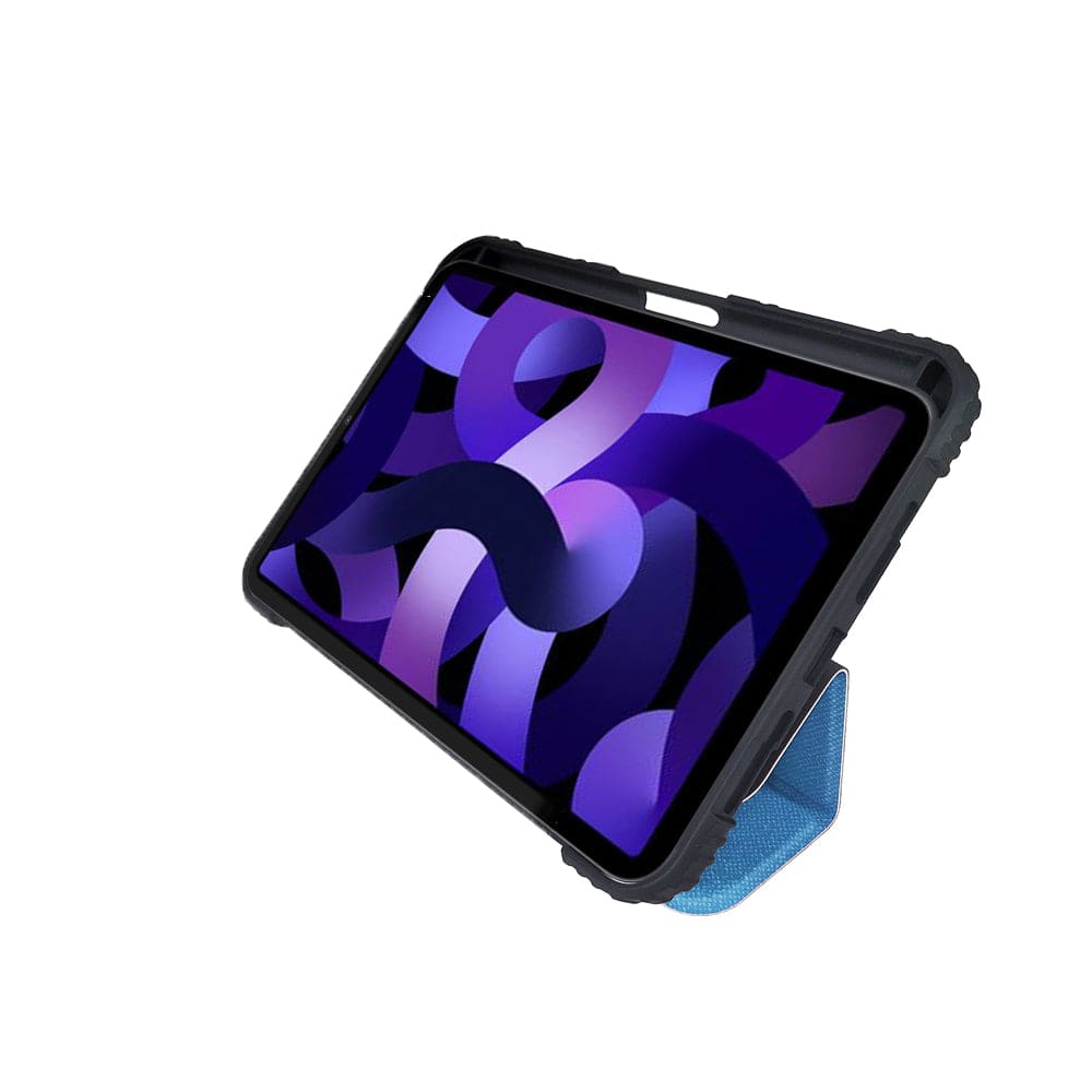 Rugged Case For Apple Ipad 10.9 inches 10th Generation Drop Protection/Anti-Slip/Kids Friendly, Pencil Or Crayon Holder, Clear Transparent Back