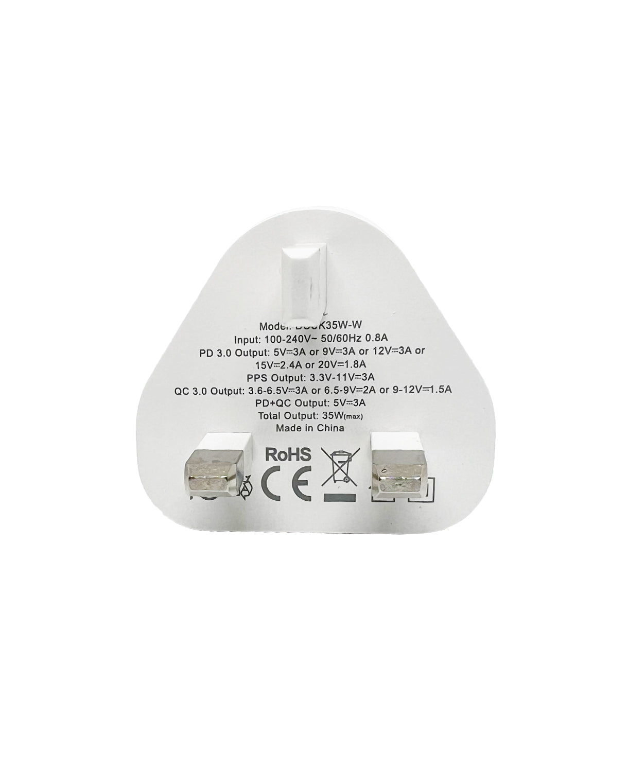 35W Dual Ports USB, Type C GaN Series Fast Power Adapter Charger compatible with iPhone 15/14/13/12/11 Pro Max Plus, Samsung, Android iPad