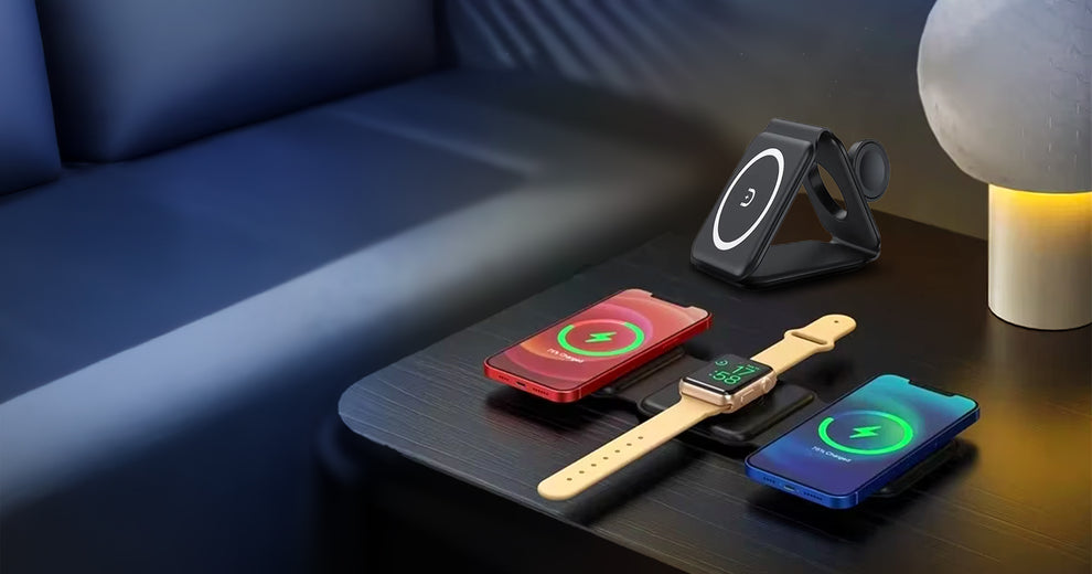3in1 Foldable Wireless charger