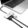 3 in 1 USB Type-C Hub with HDMI 4k supported - Grey
