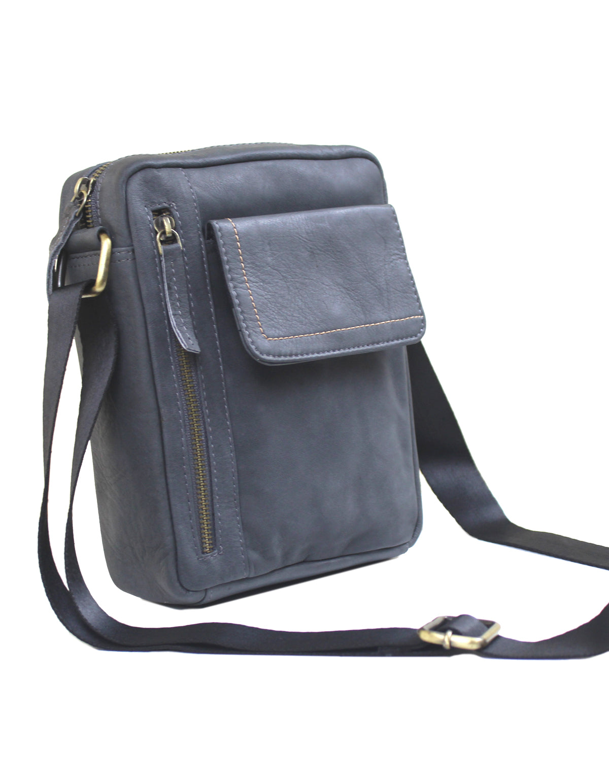 Leather Bag Cross Body Shoulder Messanger handbag with multiple Pocket for Document Purse Tablet and iPad