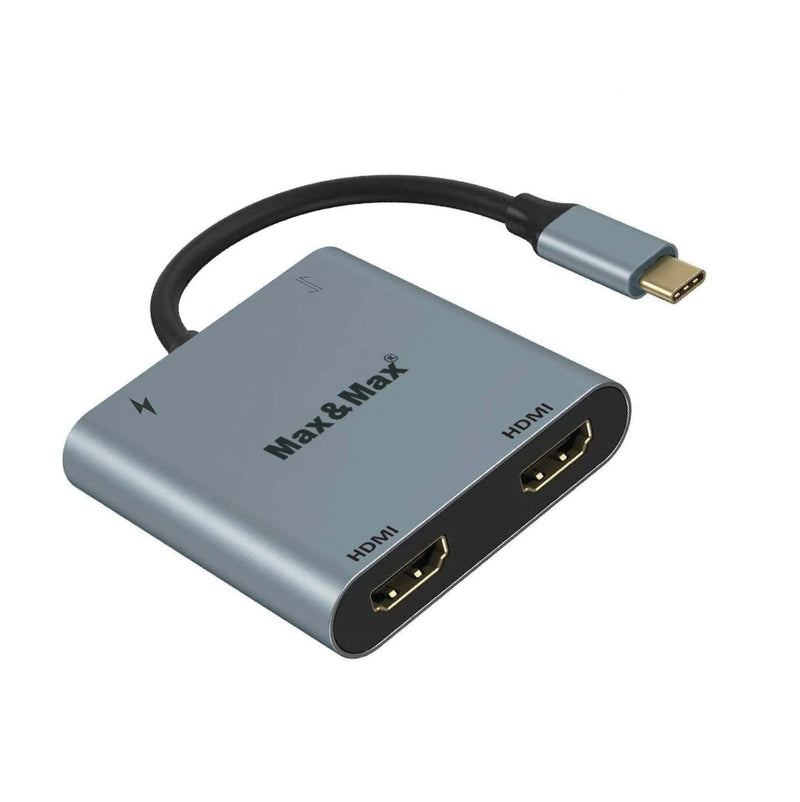 4 in 1 USB - C Hub  Dual HDMI