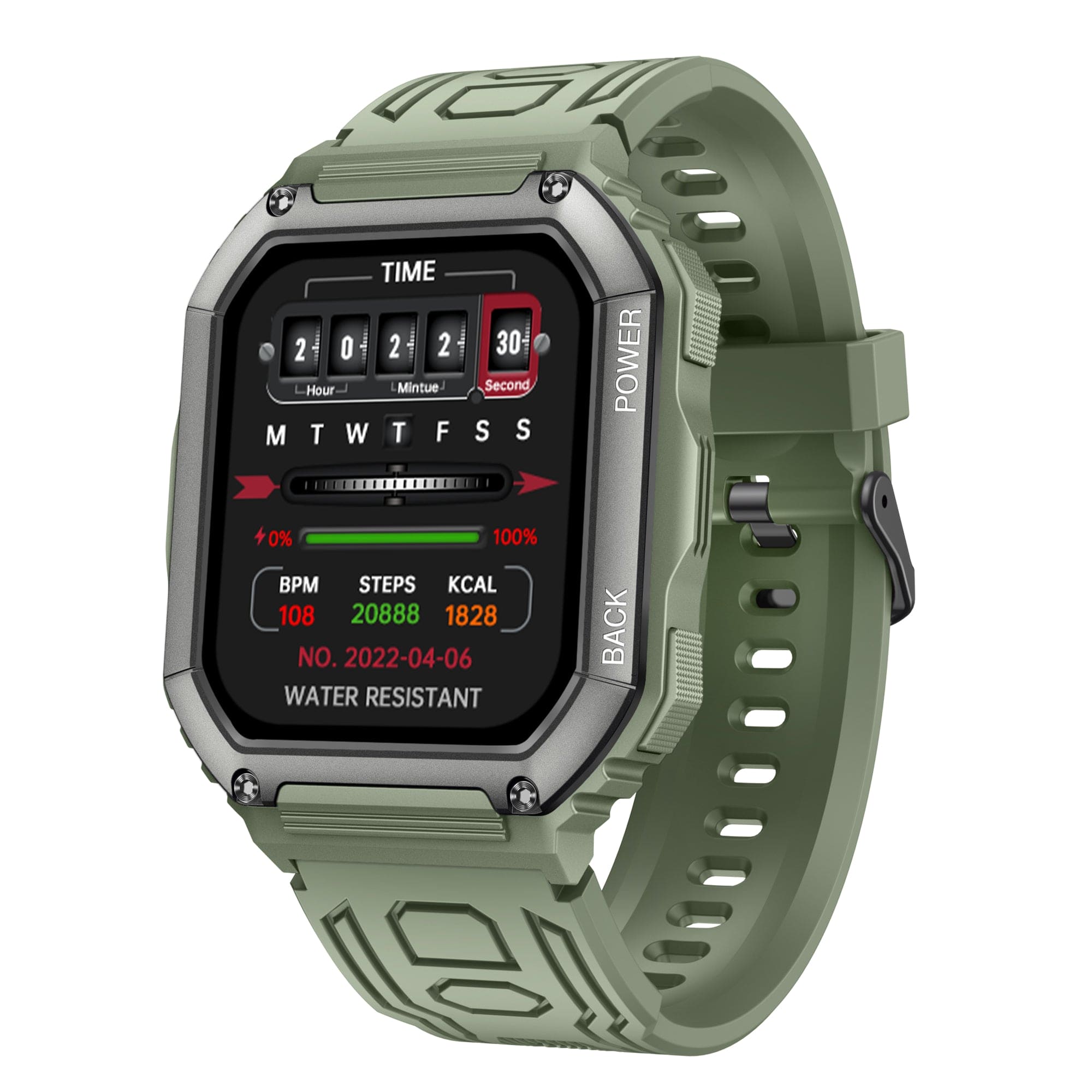 Smart Watch for Men and Women Adventure for Android and IOS iPhone, Answer/Make Calls water resistant