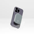 Compact Wireless Power Bank Magsafe Fast Charger 10000 mAh Magnetic, USB Type C for iPhone 12/13/14 15 Pro Max, Pro, Plus and Android - Gray