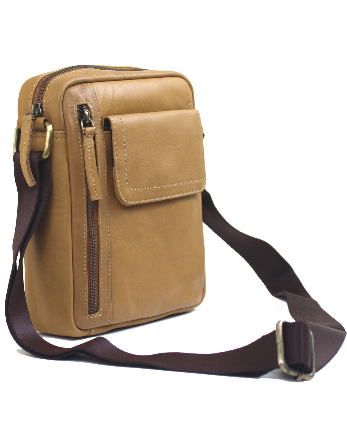 Leather Bag Cross Body Shoulder Messanger handbag with multiple Pocket for Document Purse Tablet and iPad