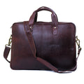 Genuine Real Leather Laptop Bag 16 inches Briefcase Men/Women Handmade Messenger Adjustable Shoulder Bag for Business Office Travel