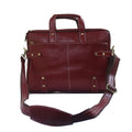 Genuine Real Leather Laptop Bag 16 inches Briefcase Men/Women Handmade Messenger Adjustable Shoulder Bag for Business Office Travel