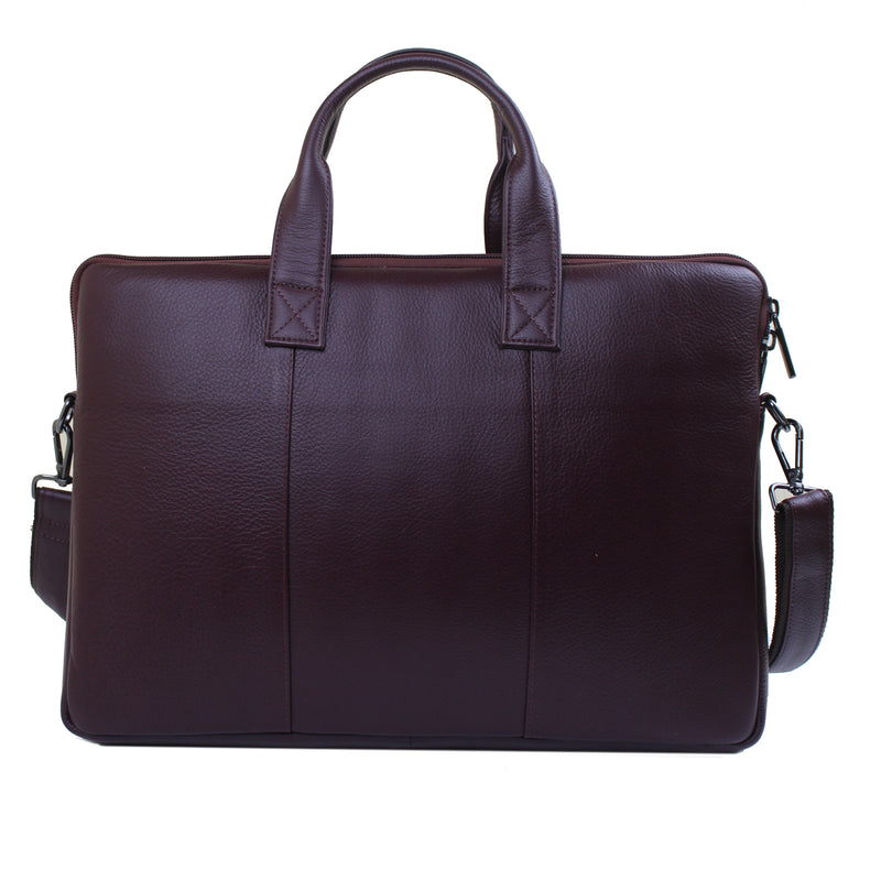 Genuine Real Leather Laptop Bag 16 inches Briefcase Men/Women Handmade Messenger Adjustable Shoulder Bag for Business Office Travel