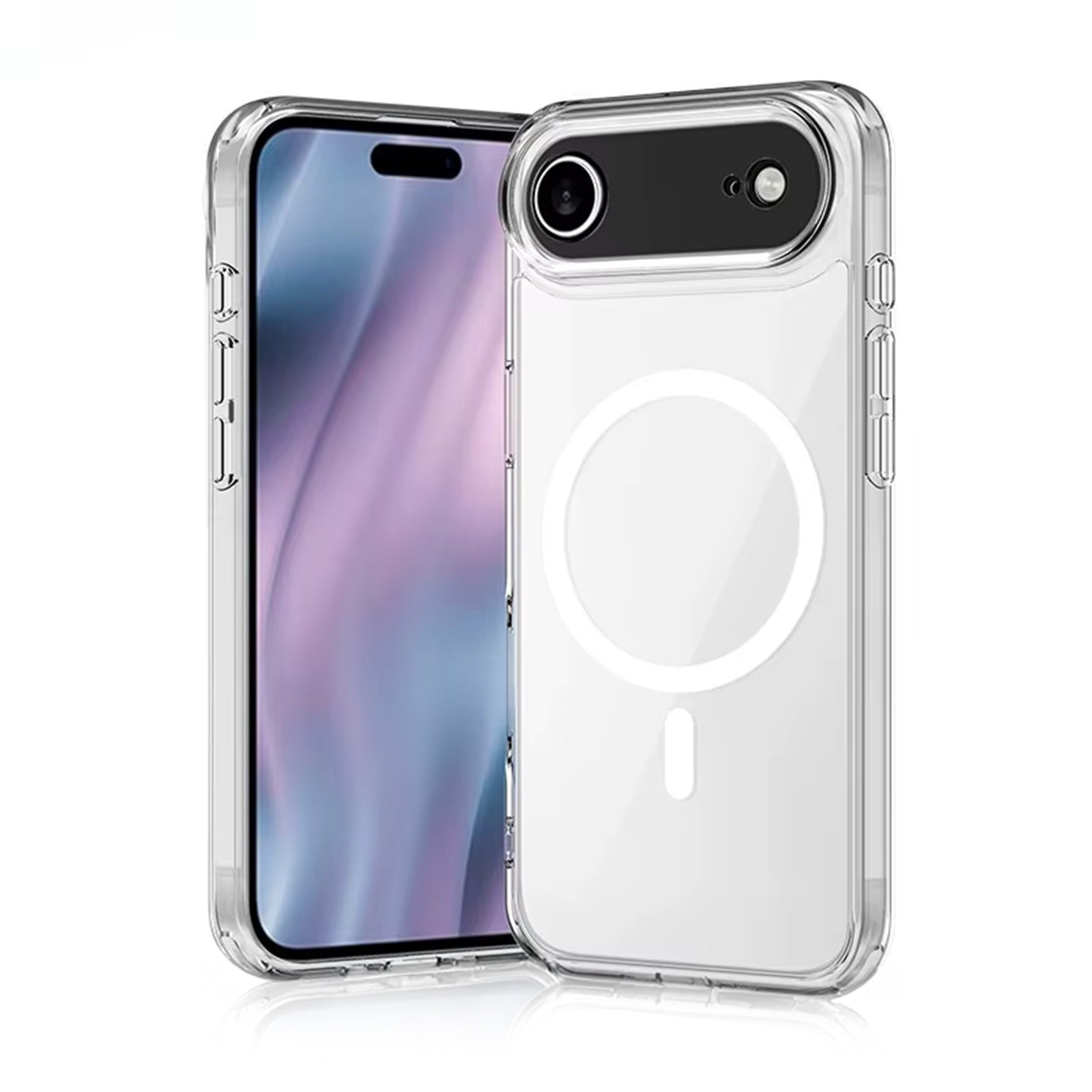 غطاء ماكس آند ماكس الشفاف لجهاز آيفون 17 مع ماج سيف