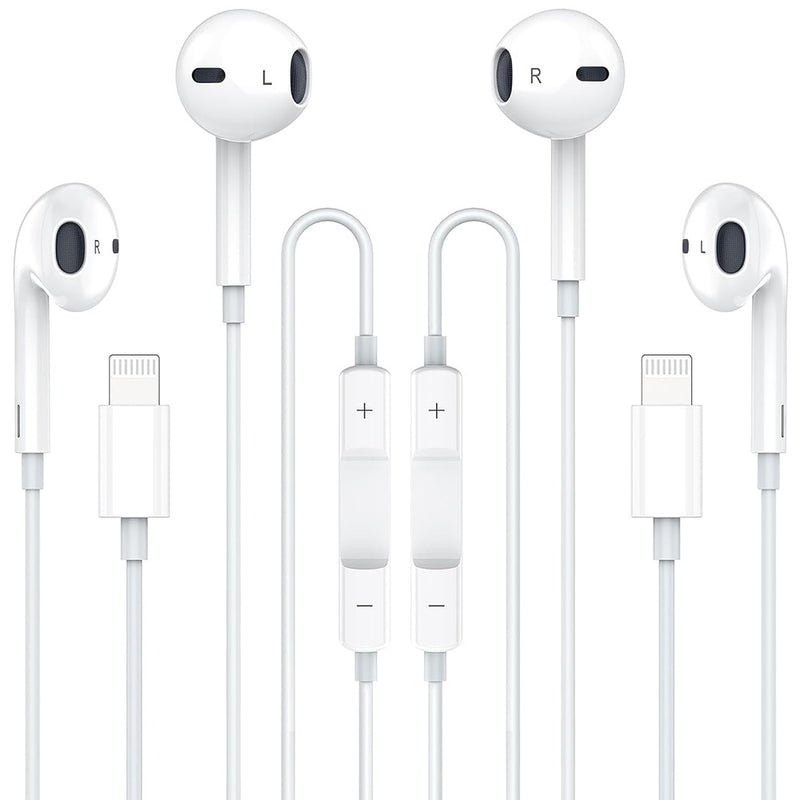 Max & Max Wired Stereo Earphone with Lightning Connector