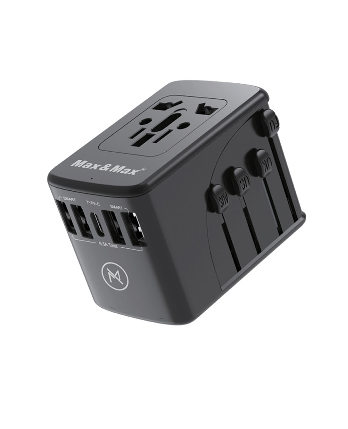 Universal Power Adapter for Mobile, Laptop, Desktop, Tablet, Phone, Camera, PDA, MP3 Player, Black, 5V 2.1A