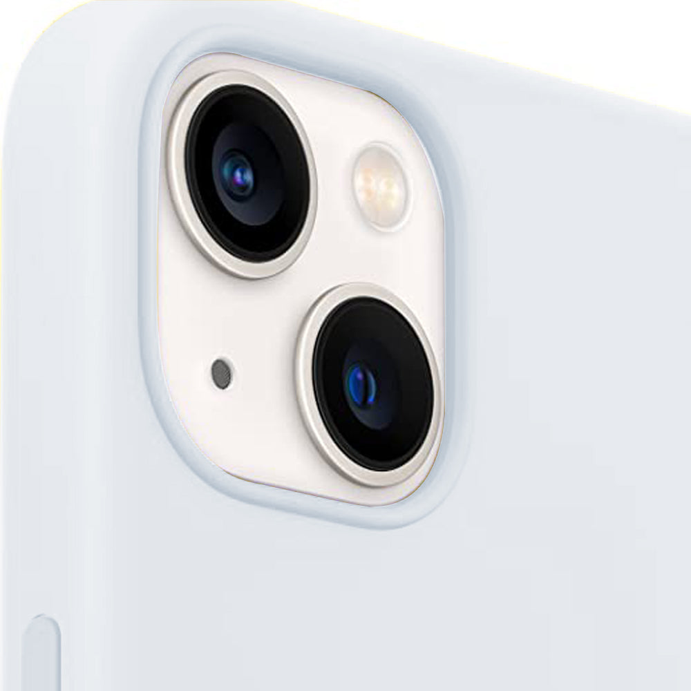 iPhone 14 Plus Silicone Case with Magsafe Shock Absorption Anti Shockproof Ultra-Thin Case Protect Full Coverage Lens - Green