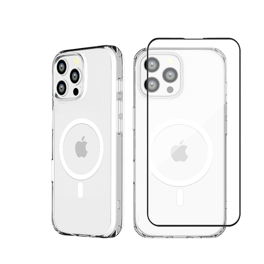 Max & Max iPhone 16 Pro Max Clear Magsafe Case with Glass