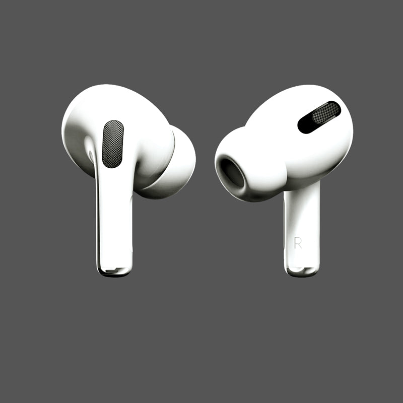 Airbuds Pro Wireless Noise Cancellation Bluetooth Water Resistant Crystal Clear Sound with Wireless Fast Charging Case – White