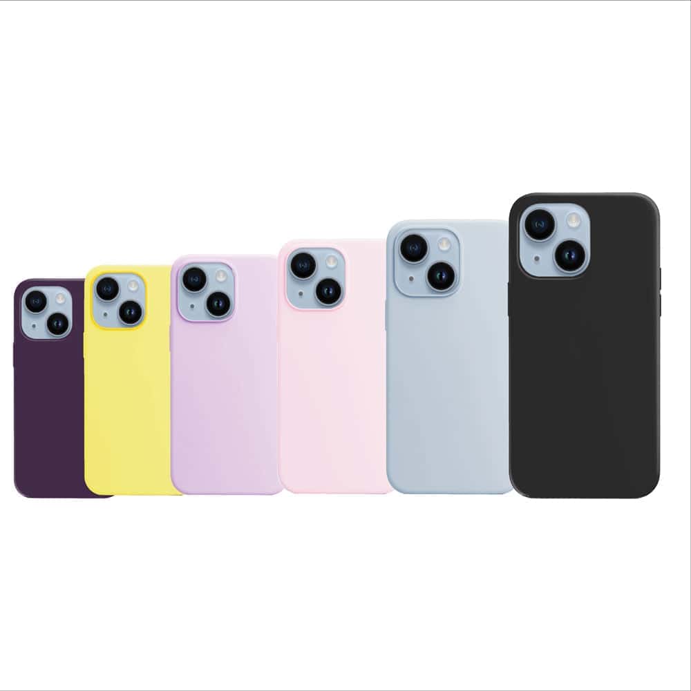 iPhone 14 Plus Silicone Case with Magsafe Shock Absorption Anti Shockproof Ultra-Thin Case Protect Full Coverage Lens - Green