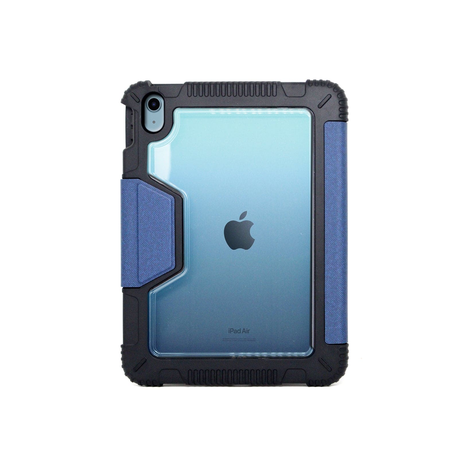 Rugged Case For Apple Ipad 10.9 inches 10th Generation Drop Protection/Anti-Slip/Kids Friendly, Pencil Or Crayon Holder, Clear Transparent Back