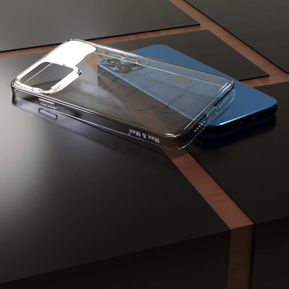 iPhone 14 Pro Max Clear Silicone Case Anti Shockproof Ultra-Thin Soft TPU Material Anti-Scratch Protective Military Bach Anti-Yellowing Case