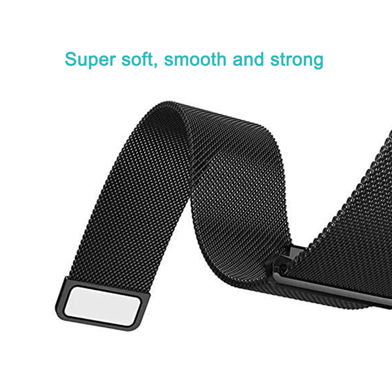 Smart Watch Metal Collection, 1.99-inch Display, Wireless Charging, and Compatible with Android and IOS Apple Devices with 2 Straps Silicon and Metal