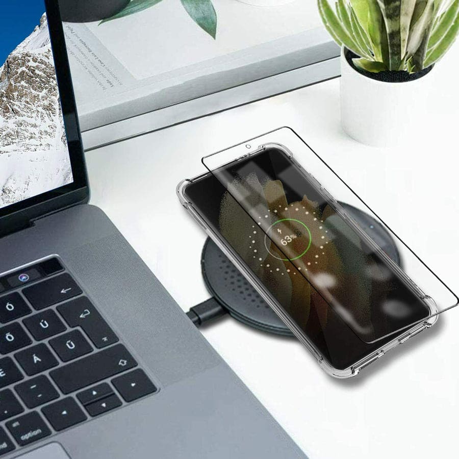 Samsung S23 Plus Clear Case + Tempered Glass (Bundle)