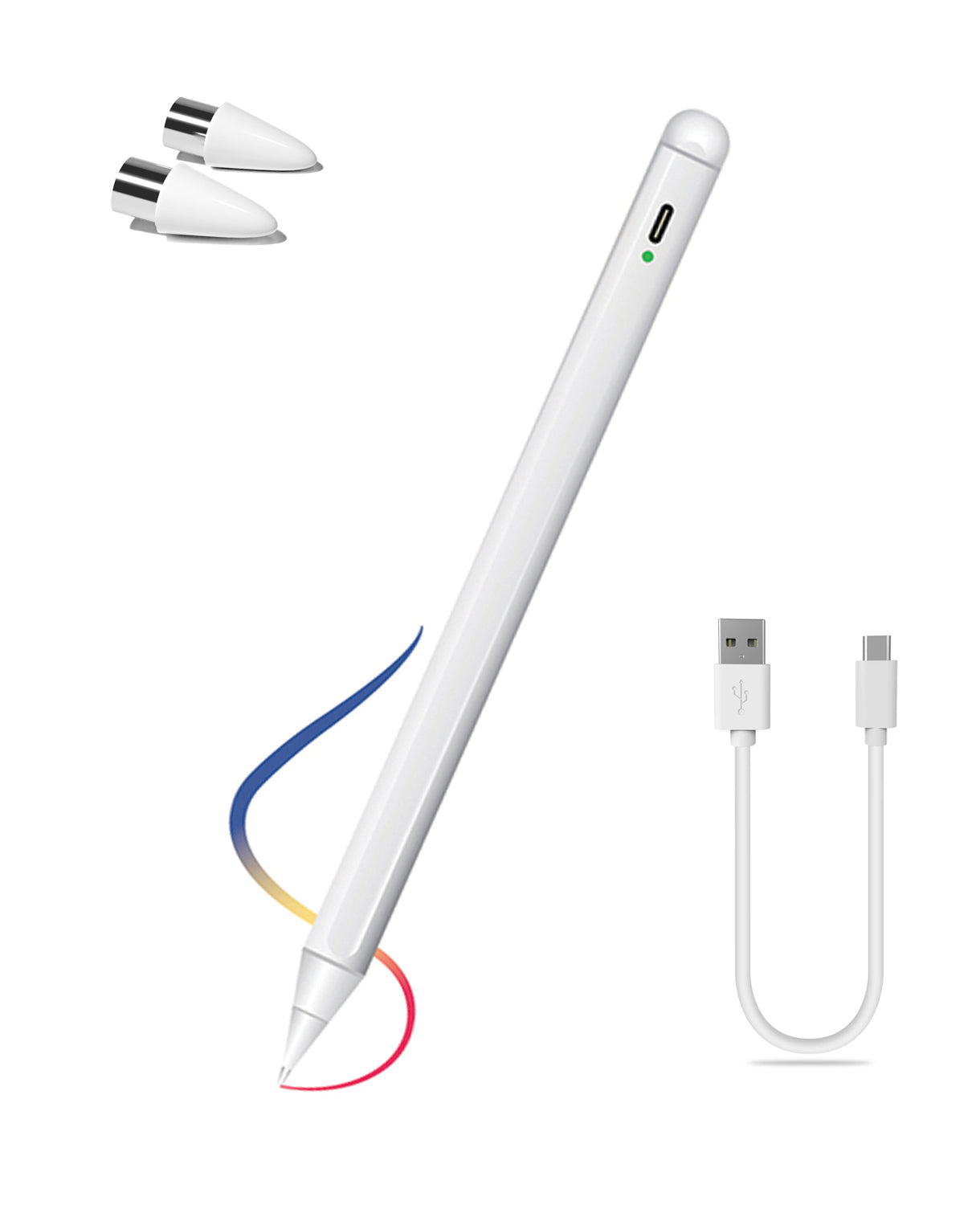 iPad Stylus Pencil Palm rejection Magnetic Compatible with Apple iPad 10th to 6th Gen, iPad Pro 12.9 inch 11 inch iPad Air 5th-3rd iPad Mini 5/6
