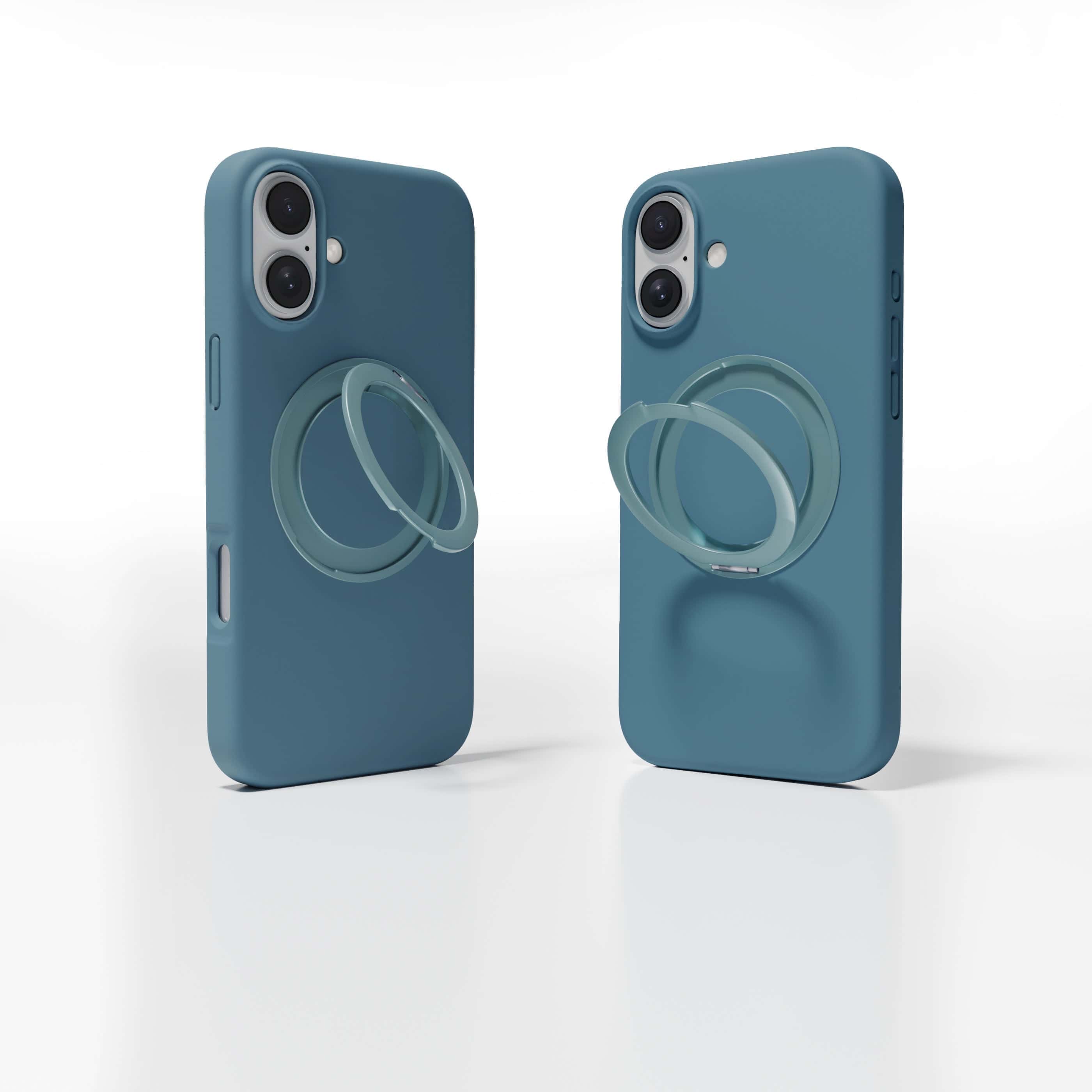 Max & Max iPhone 16 360 Rotating liquid Silicone Case with Magsafe - Green