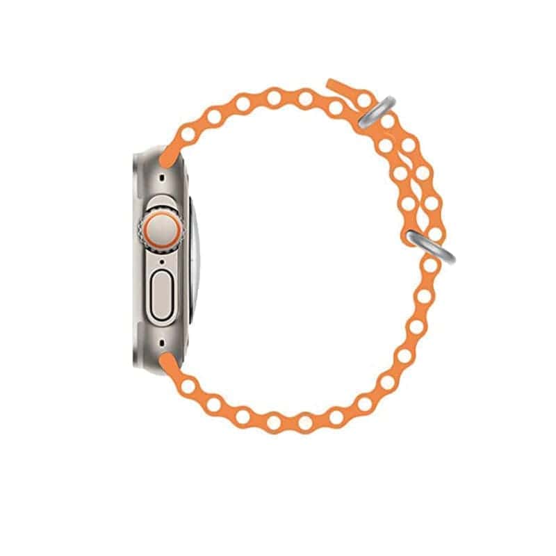 Ultra Smart Watch Wireless Charging 49mm Full HD Screen Water Resistant Sport Mode Heart Rate Sleep Quality Monitor Compatible with Android and Apple Devices