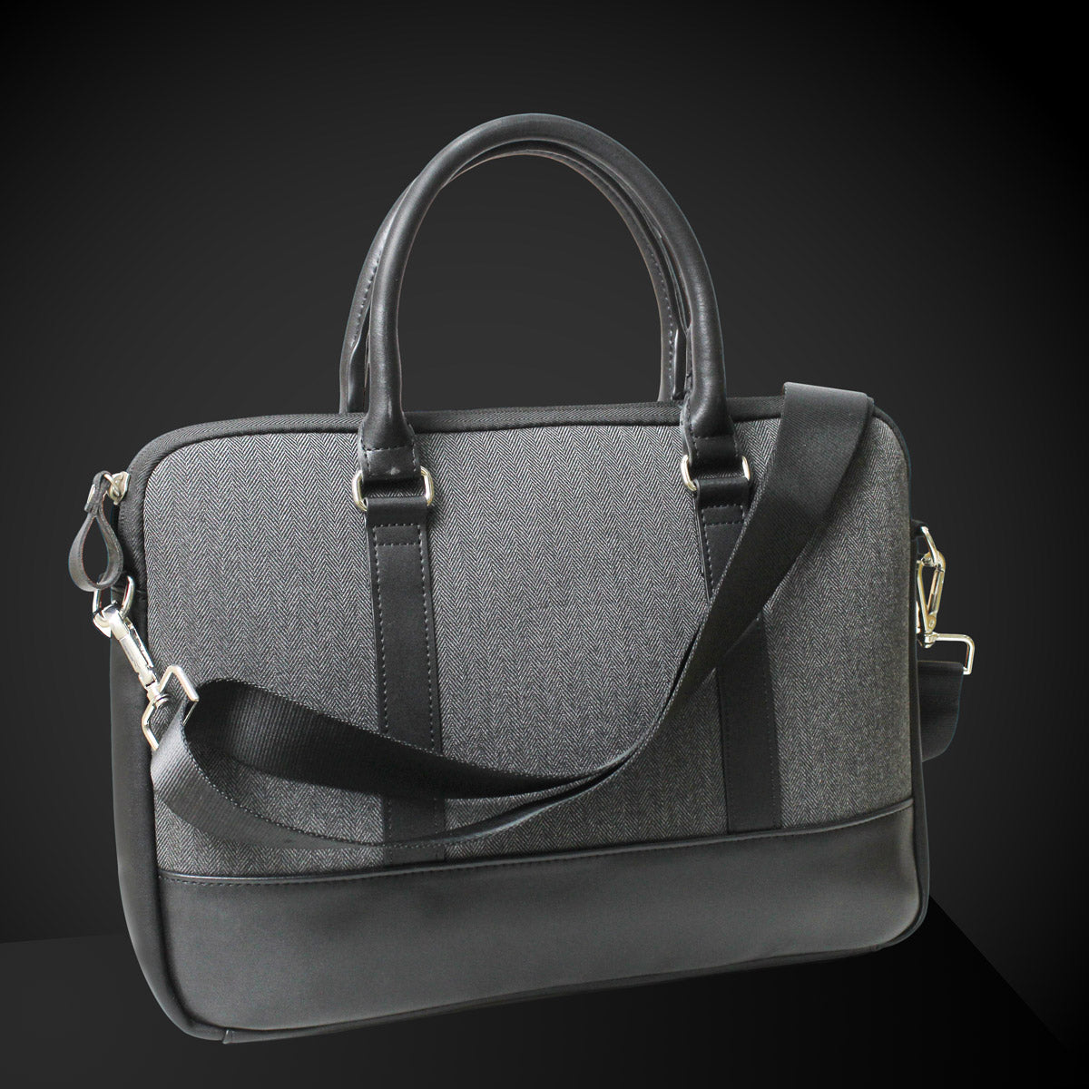 York Slim Hand Bag 15 Inch Black