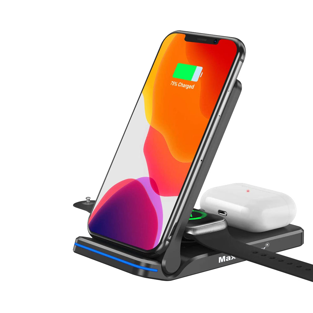 3 IN 1 Fast Wireless charging Stand Foldable
