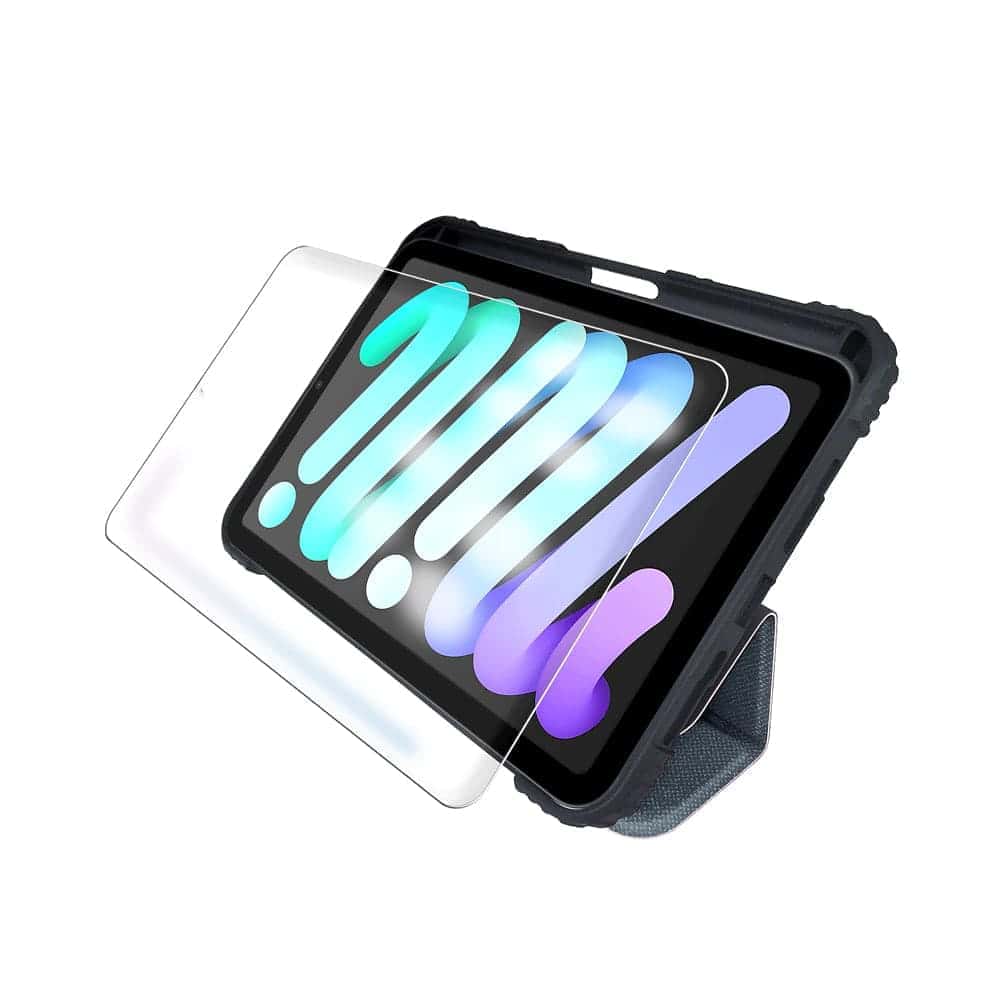 iPad 10.9 10th Gen. Rugged Case Black + Glass (Bundle)